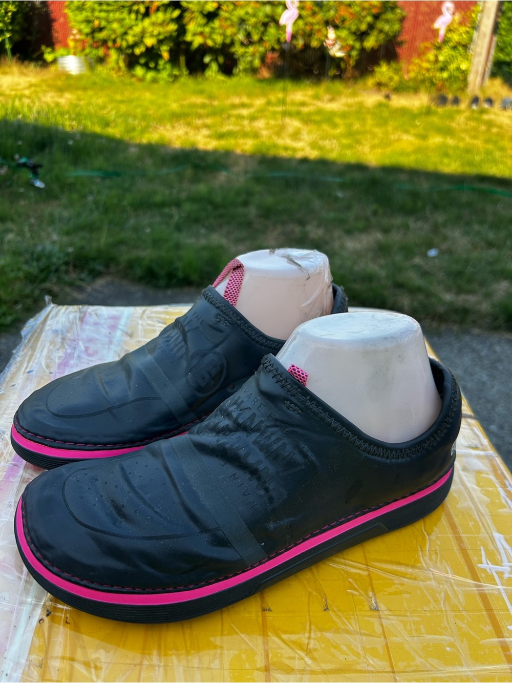 Reebok CrossFit Sprint TR Slip-On Sneakers with Hot Pink Trim Size 8